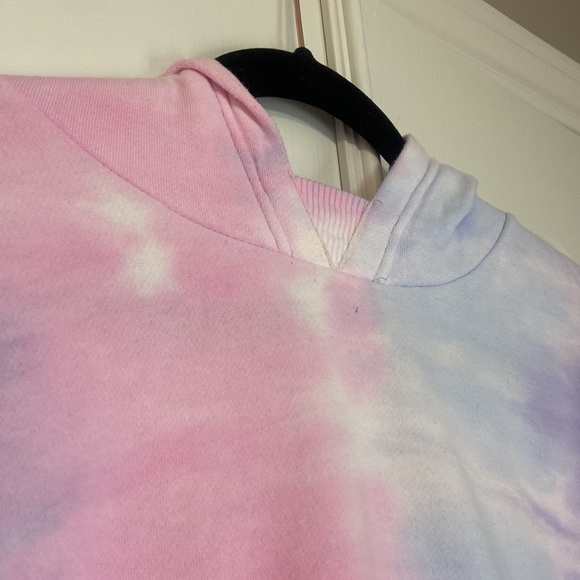 Tie Dye Cropped Hoodie - Picture 3 of 8